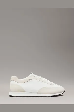 Calvin Klein Lace up Suede Runner Trainers