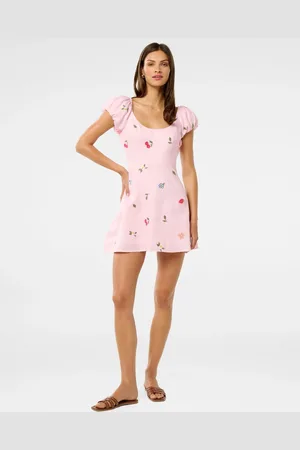 Forever New Pure Clara Embroidered Mini Dress
