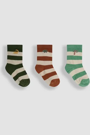 JoJo Maman Bébé Printed Socks 3 Pack116122cm