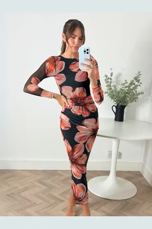 Style Cheat Maeve Tryk Mesh Kjole42