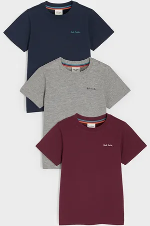 Paul Smith Drenge Signature 100% Bomuld T-shirt 3 Pakke2 - 3 år (92 - 98cm)