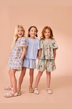 Laura Ashley 100% Cotton Jersey Shorts 3 Pack140146cm