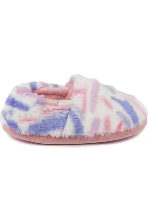 Totes Short Full Back Borg Winter Slippers