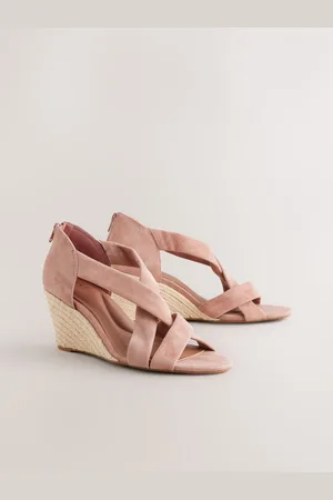 Next Forever Comfort Premium Læder Med Motionflex Soft Twist Espadrille Kilehæle8