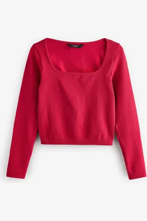 Next Scoop Ribbed Long Sleeve TopXS-S