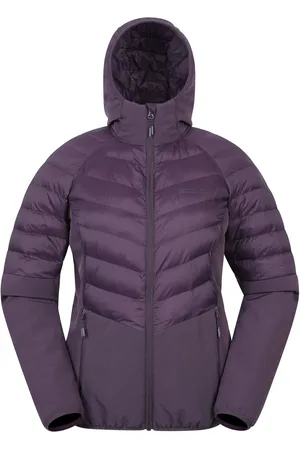 Mountain Warehouse Womens Agile Hybrid Water-Resistant Softshell Padded Jacket42