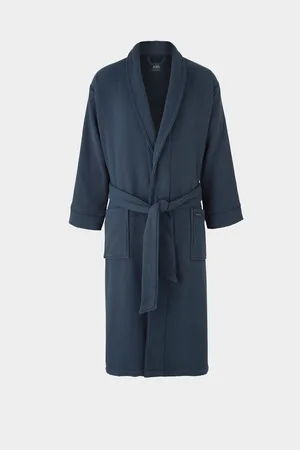 SAVILE ROW The Vaflet 100% Bomuld Morgenkåbe med forL