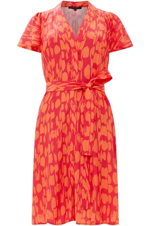 French Connection Islanna Crepe V-Neck Dress42