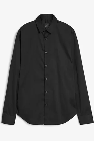 Armani Exchange Classic 100% bomuldssorteret skjorteXL