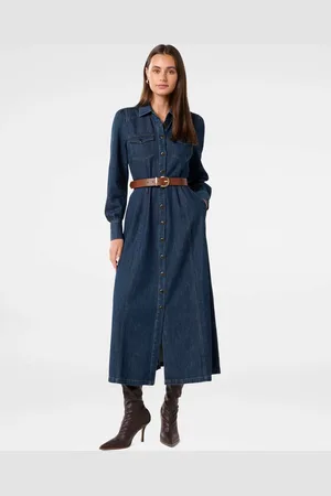 Forever New Elizabeth Denim Dress34