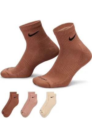 Nike Everyday Plus Cushioned Training Crew 100% Bomuld Sokker 3 PakkeM