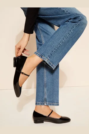 Friends Like These Round Toe Mary Jane Faux Leather Patent Ballerinaseu38