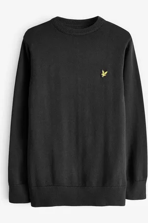 Lyle & Scott Boys Crew Neck Knitted 100% Cotton Jumper8 - 9 år (128 - 134cm)