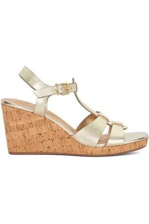 Dune Kastro Double Strap Tbar Kilehæle Sandaler