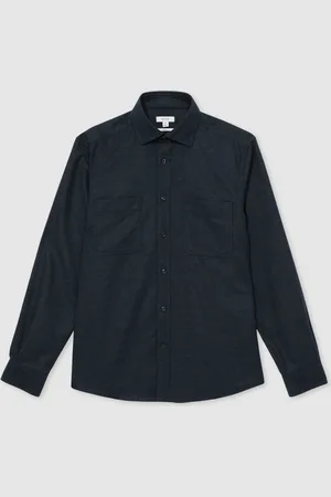 Reiss Crawford Twin-Pocket Button-Through OvershirtS
