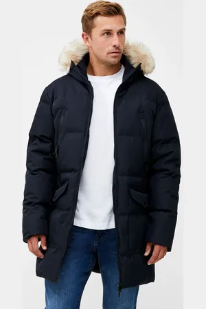 French Connection Faux Fur Trim ParkaXL