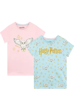 Character 100% Cotton Harry Potter T-Shirt 2 Pack9 - 10 år (134 - 140cm)