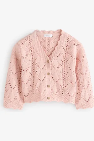 Next 100% Cotton V-Neck Knitted Cardigan (3mths-7yrs)110116cm