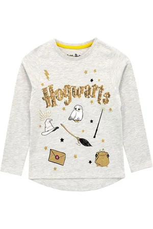 Character Karakter Grå Harry Potter Langærmet T-shirt12 - 13 år (152 - 158cm)