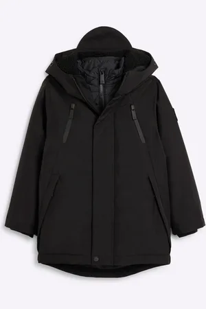 River Island Drenge Med hætte Parka9 - 10 år (134 - 140cm)