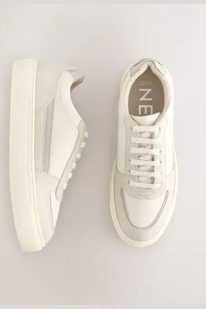 Next Forever Comfort Leather Chunky Panel Detail Lace Up Trainers