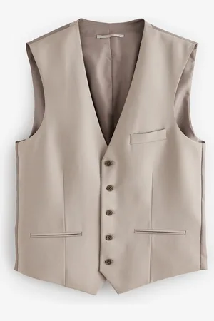 Next Regular Fit Wool Blend Motionflex Waistcoat40l