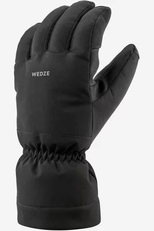 DECATHLON Adult Ski 500 Black GlovesM