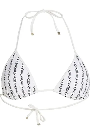 Tommy Hilfiger Print Triangle Bikini Top With Removable Padsmedium