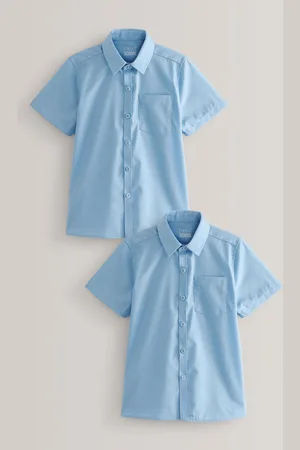 Next 2 Pack Kortærmet skoleskjorter (3-17år)4 år (104cm)