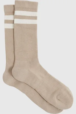 Reiss Henman Cotton-Blend Double-Stripe SocksM-L