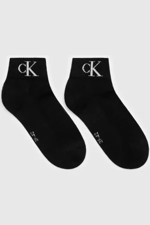 Calvin Klein Mens Monogram Quarter Socks 2 PackUK 6 - 7.5