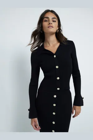 River Island Button Polo Top44