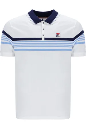 Fila Francis Yarn Dye Stribet 100% Bomuld Polo-skjorterX-Small