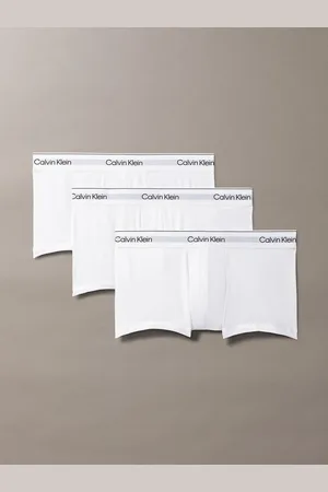 Calvin Klein 3 Pack lavtstående kufferter - Ikon Bomuld StrækSmall