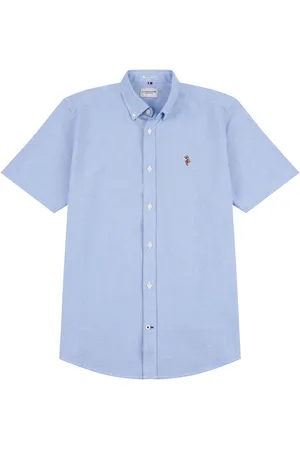 U.S. Polo Assn. U. S. Polo Assn. Mens Short Sleeve Oxford 100% Cotton ShirtXL