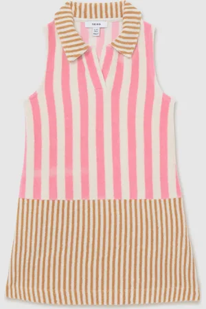 Reiss Felicia Towelling Stripe Dress116122cm
