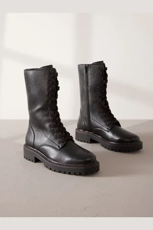Next Premium Chunky Lace-Up Ankle Boots