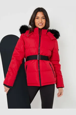 Threadbare Belted Padded Ski Jacket44