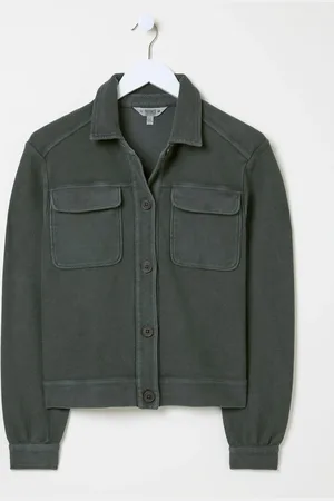 Fat Face FatFace 100% Cotton Jersey Shirt Jacket50