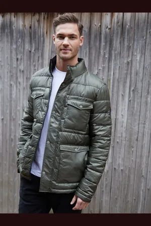 Threadbare Højhalset Utility Puffer JakkeSmall