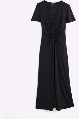 River Island Ruched Front Maxi Dress44