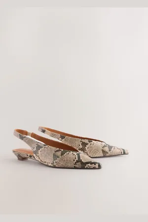 Next Print Forever Comfort Point Toe Sling Back Shoes