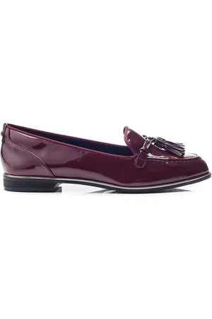 Moda In Pelle Evvaa Flat Slip on Tassle Barrel Loafers