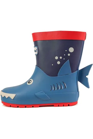 Toezone Blå Shark Regnstøvler