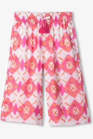 Hatley Painted Sunburst Wide Leg White Culottes140146cm