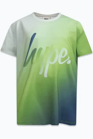 Hype . Boys Blue Fade Script Hoodie134140cm