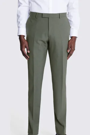 DKNY Sage Green Slim Fit Suit - Trousers30B x 29L (UK 30 S)