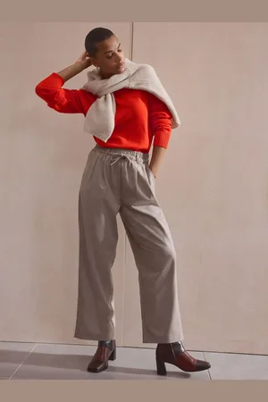 Next Premium Wool Rich Wide Leg Trousers34 R