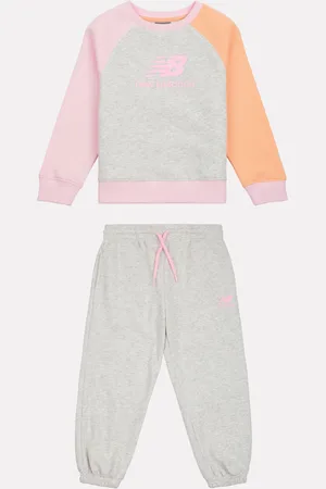 New Balance Baby Piger Raglan Sweatshirt og joggersæt1 Year (80cm)