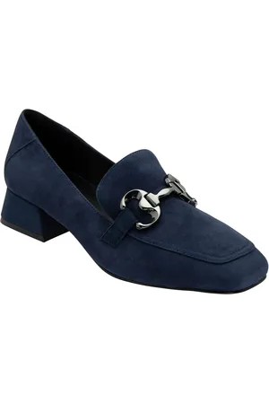 Lotus Heeled Loafer Shoes